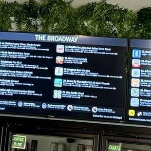 Menu board