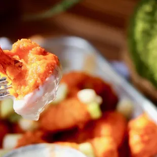 One of our fan favorites: Buffalo Cauliflower