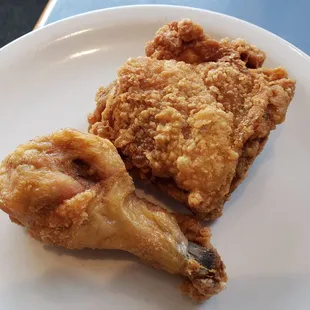 a plate of fried food