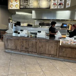 Front counter