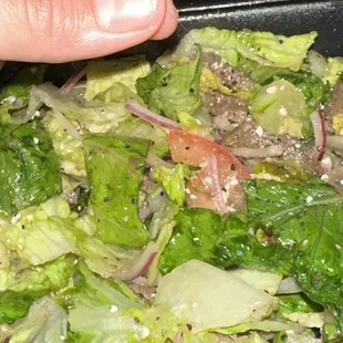 Hair in salad :(