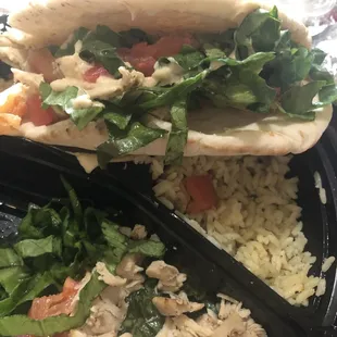 Lavash Chicken Wraps