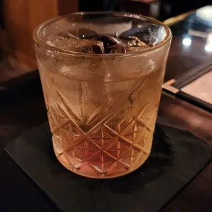 The smoked tobacco old fashioned