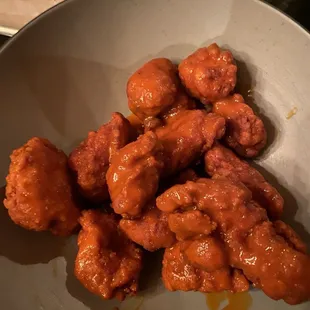 Boneless wings with mild Buffalo sauce