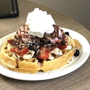 Waffle Sundae