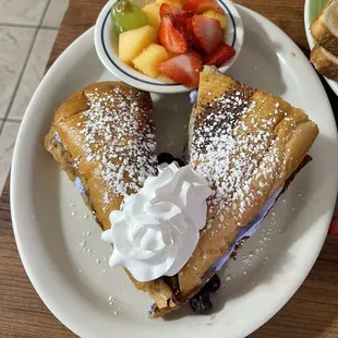Stuffed blueberry French toast