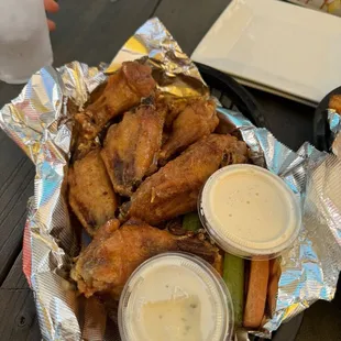 Honey Old Bay Smoked Wings