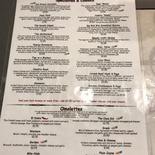 Updated menu 2