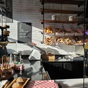 the bakery counter