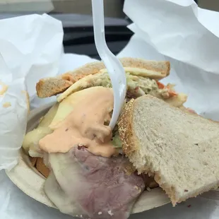 1. Big Mouth Corned Beef Sandwich