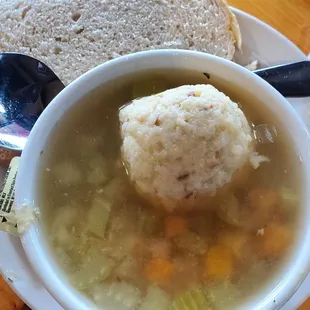 Matzo ball soup