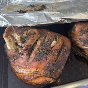 Roast pork. Pernil