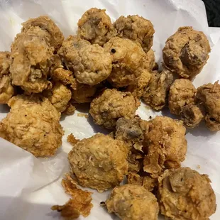 Fried mushrooms