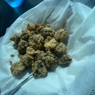 Fried mushrooms