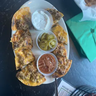 Beef nachos