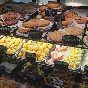 Large selection of cookies...