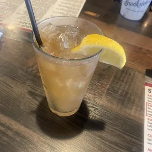 John Bailey .. not very strong. Tasted like Ice Tea.
