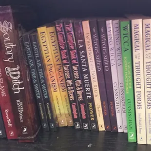 The ever expanding book selection.