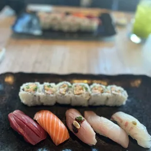 sushi and sashimi, food, sushi, sashimi