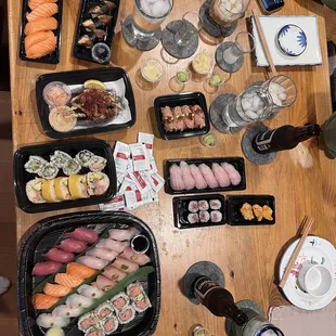 sushi, food, sushi and sashimi, sashimi