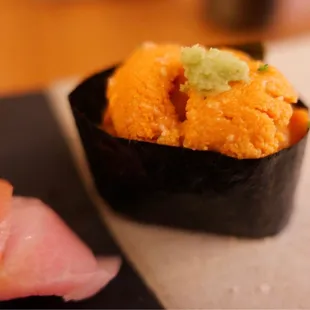 Japanese Uni sushi was delicious
