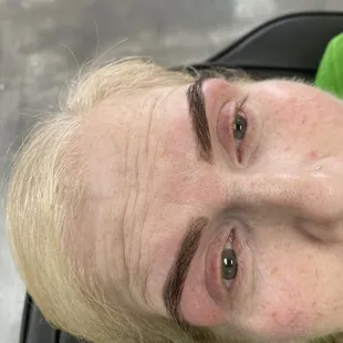 Brow tint to frame your face