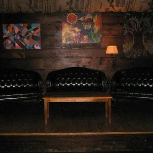 Lounge area &amp; rocking stage for bands