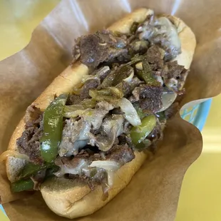 Slap Yo Momma Good Philly Cheesesteak with Pepper Jack