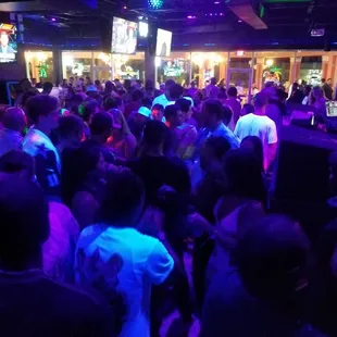 Popular dance floor on second floor