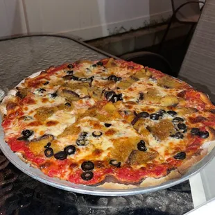 Eggplant pizza