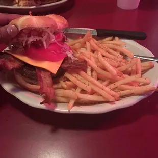 Bacon cheeseburger!!