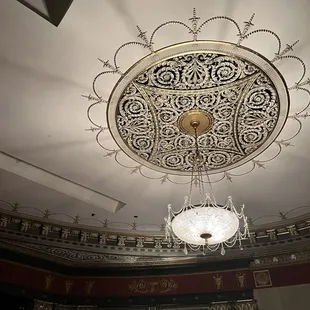 Everything in the theater feels opulent and antique.