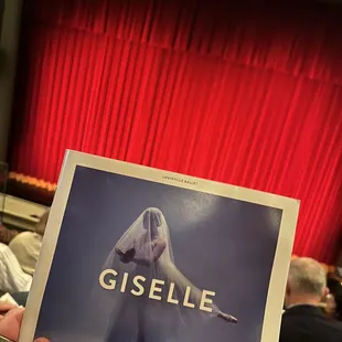 Ready to watch Giselle from the center balcony!