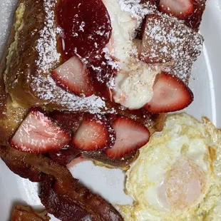 Strawberry French toast