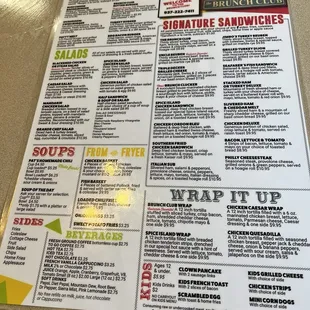 menu, sushi and sashimi