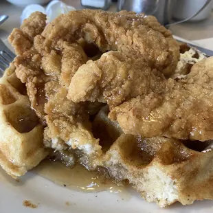Chicken &amp; waffles