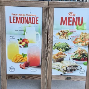 sushi and sashimi, outside