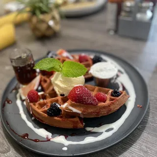 Red Velvet Waffle