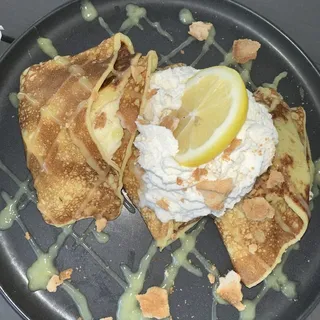 Lemon Cannoli Crêpes