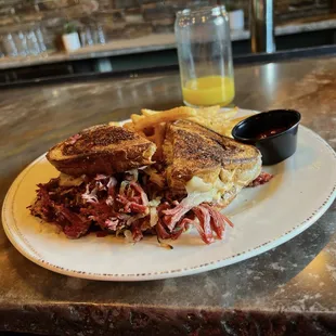 Reuben and fries