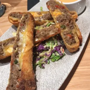 Cheesesteak Egg Rolls