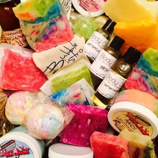 Everything you need for the perfect bath/shower! Bath time fabulosity!