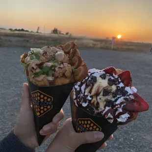 Chipotle Mayo and Classic Bubble Cone
