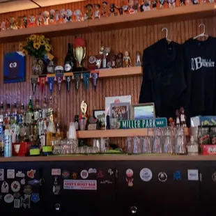 a sports bar with a green screen