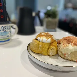 Strawberry Crunch &amp; Sweet Potato rolls