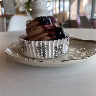 Chocolate cherry cheesecake