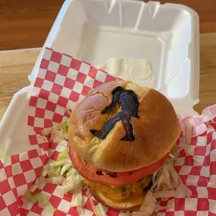 Hangover burger (aka the lil' Sasquatch)