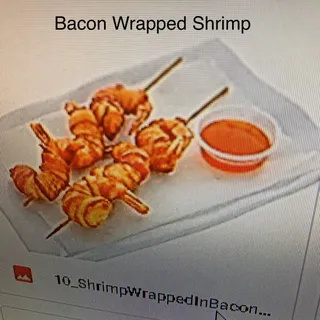 6 Piece Bacon Wrapped Shrimp
