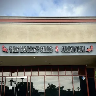 Outside signage/ entrance.