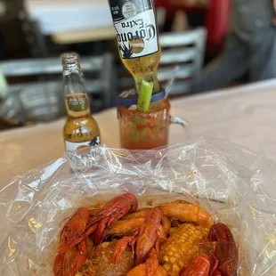 a bottle of beer